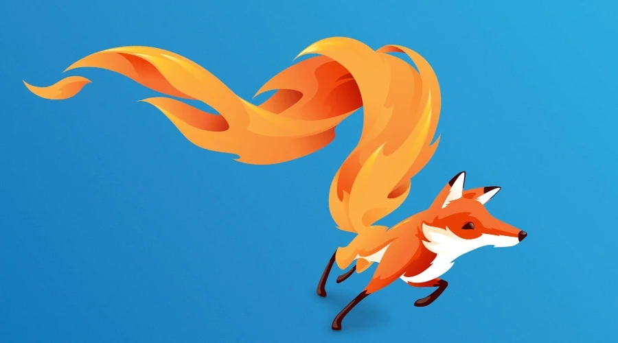 Ilustração artística mostrada raposa com rabo de fogo