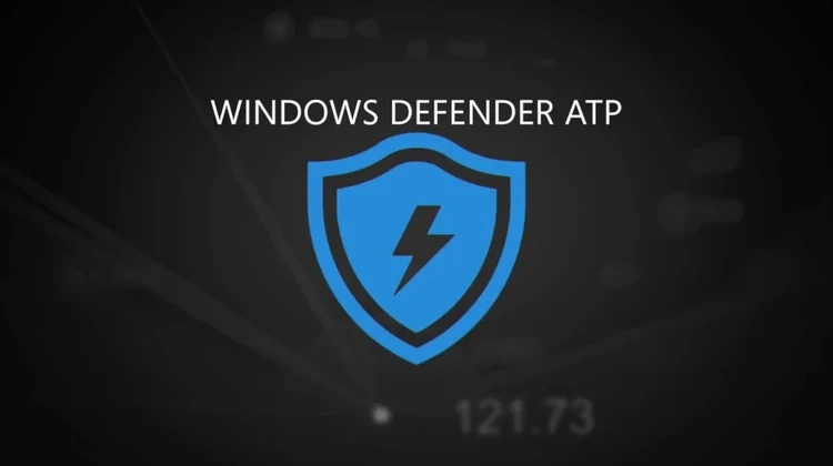 logo do Microsoft Defender ATP em um fundo preto