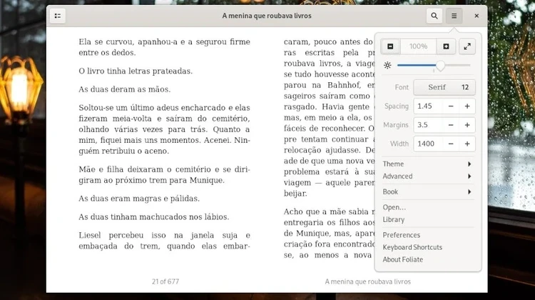 Foliate: um ótimo leitor de eBooks para Linux