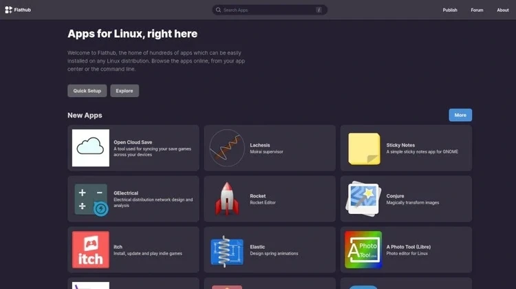 Flathub quer se tornar “loja universal” de aplicativos para Linux