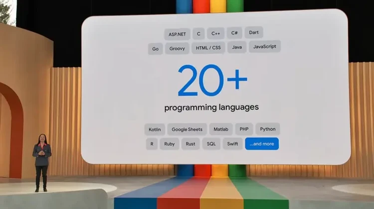 Apresentação no Google I/O 2023 sobre o Bard Google Bard (Gemini) agora escreve código e é liberado em 180 países – mas não no Brasil