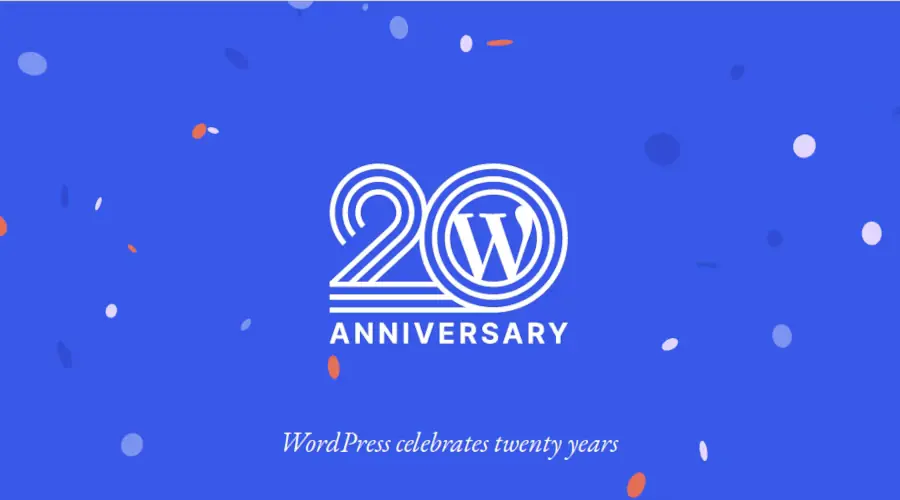 WordPress completa 20 anos de lançamento